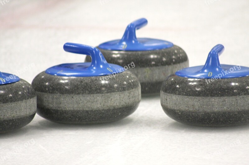 Curling Curling Stone Ice Stone Winter