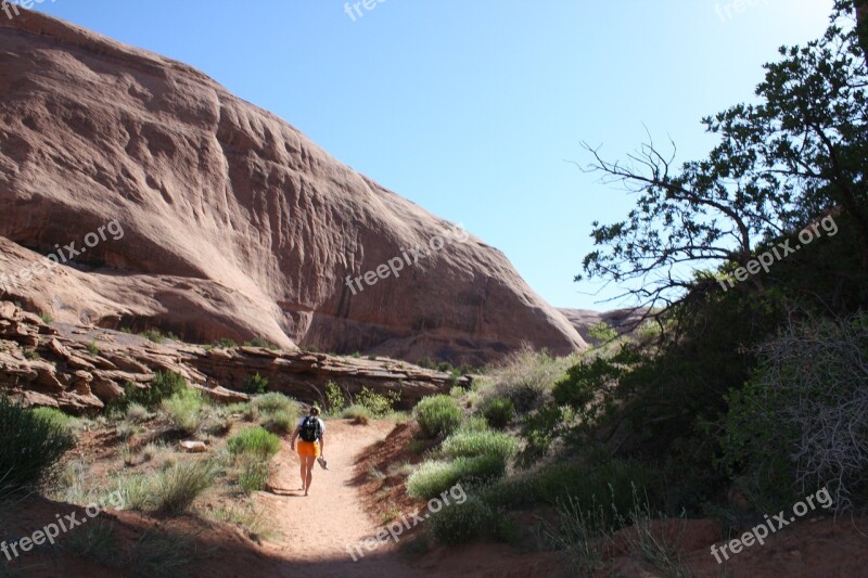 Moab Utah Sandstone Red Rock National Park