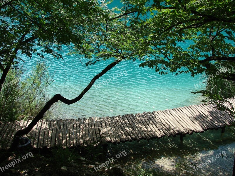 Blue Water Plivsko Lake Croatia Lake Nature