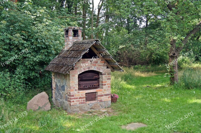 Hut Stone Oven Bake Backhaus Nostalgia