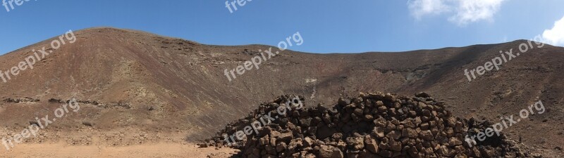 Volcano Crater Volcanic Landscape Nature