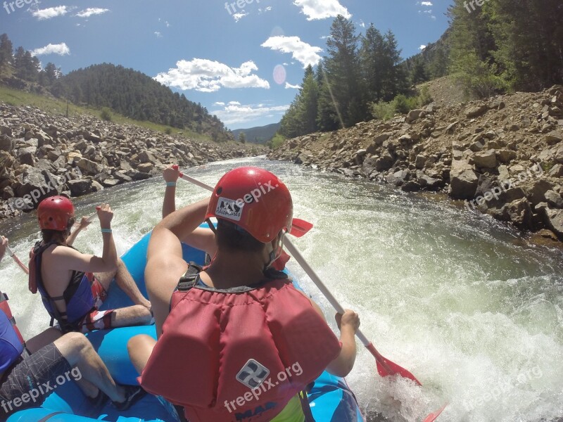 Whitewater Rafting River Water Sport