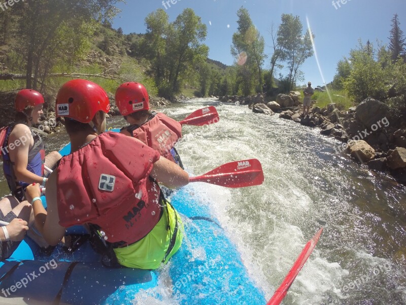 Whitewater Rafting River Water Sport