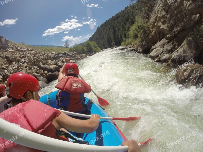 Whitewater Rafting River Water Sport