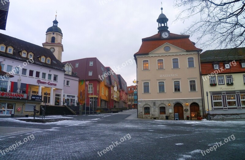 Bad Salzungen Thuringia Germany Town Hall Space Marketplace