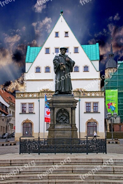 Lutherstadt Eisleben Saxony-anhalt Germany Old Town Hall