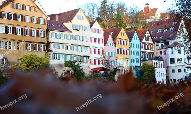 Tübingen Neckar City Historic Center River