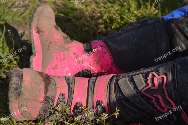 Boots Fox Racing Athlete Sporting Event