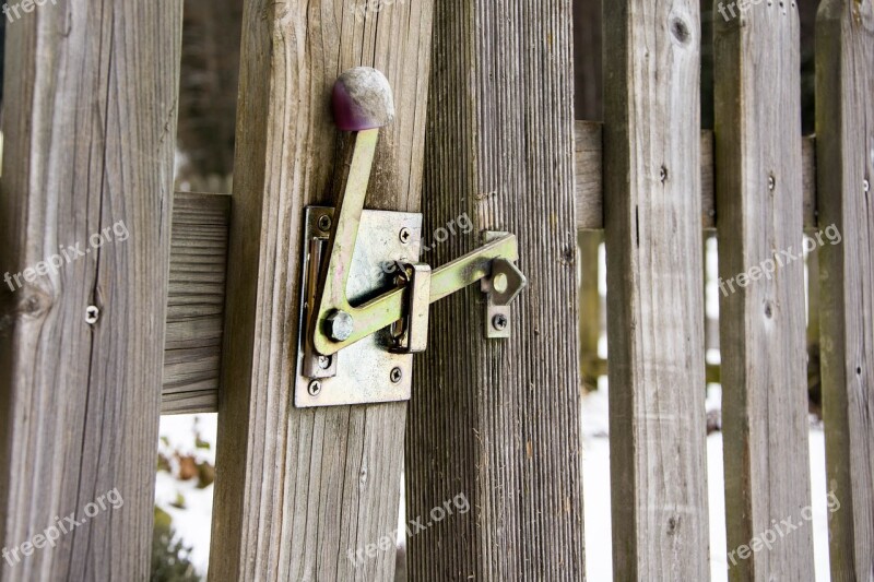 Door Wood Garden Garden Gate Entry