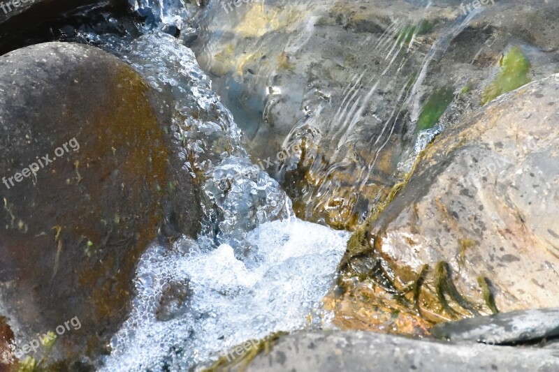 River Water Stream Creek Rocks Brook