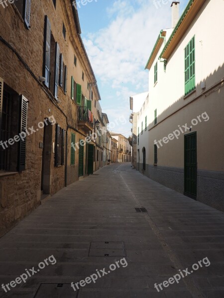 Alcúdia Road Alley Spain Mallorca