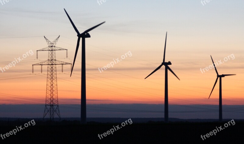 Electrical Engineering Dusk Sunset Free Photos