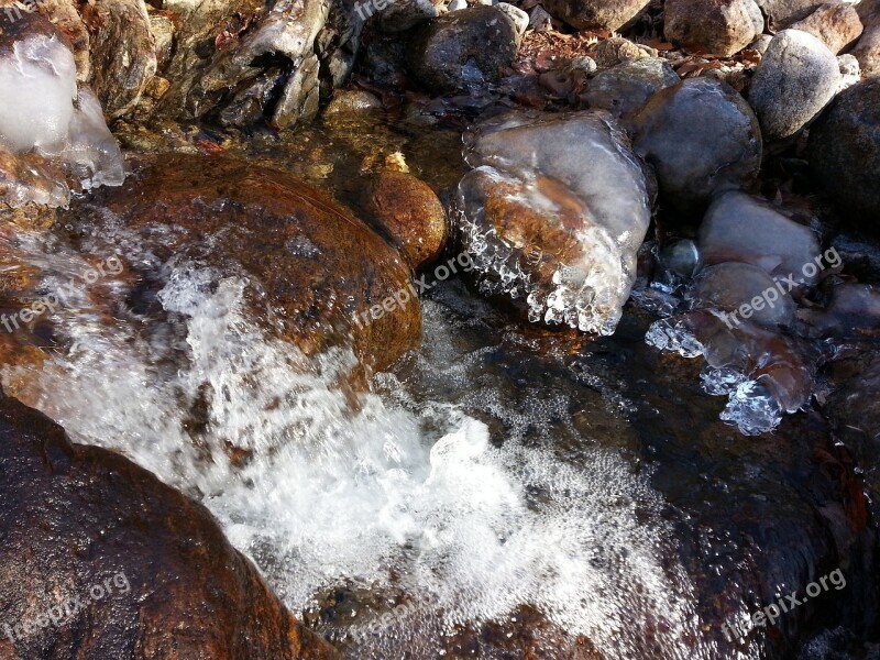 Valley Pia Country Ice Spring Streams