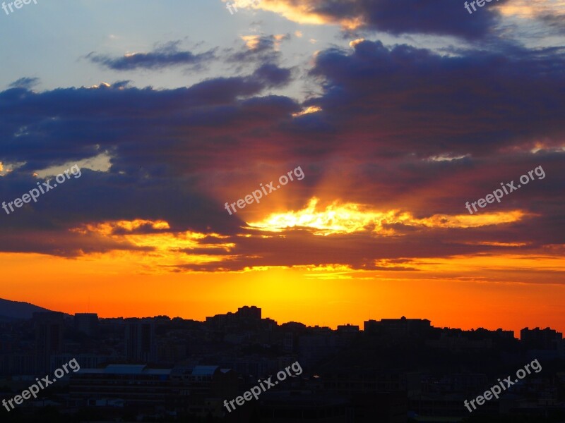 Landscape Sunset Sky Nature Sun