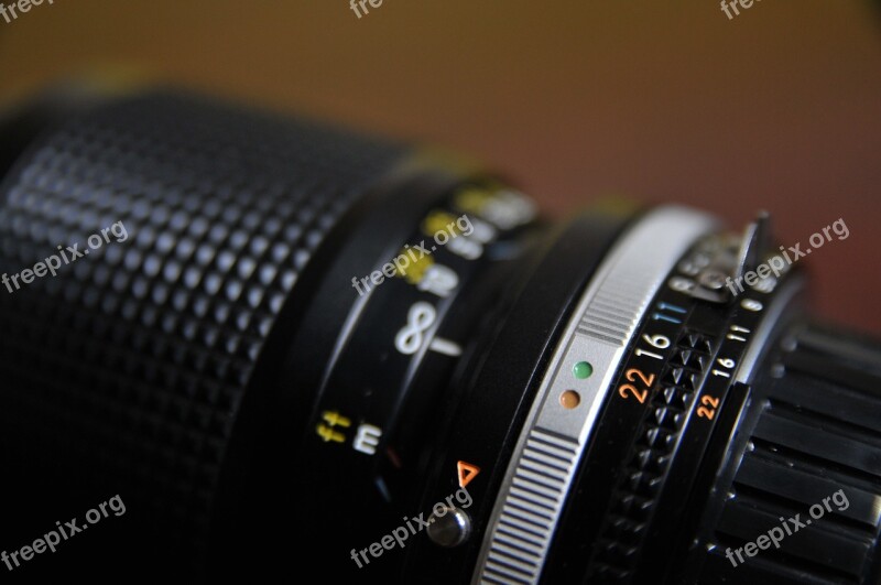 Camera Lens Photography Aperture Numbers