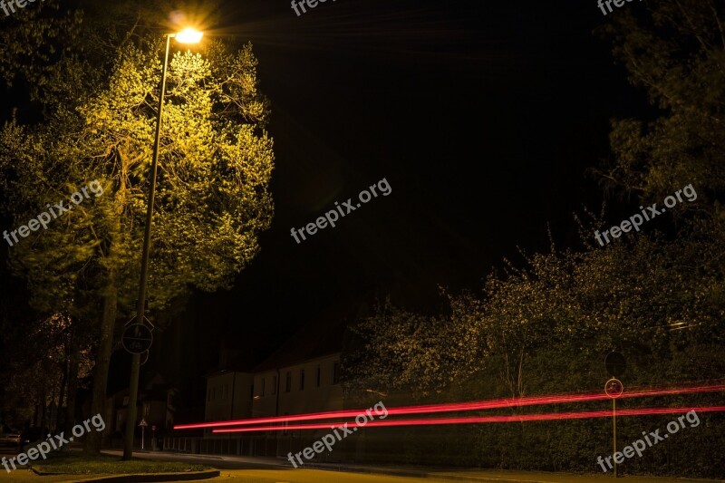 Long Exposure Night At Night Night Photography Road