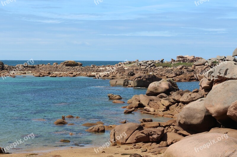 Brittany Sea Blue Finistère Side