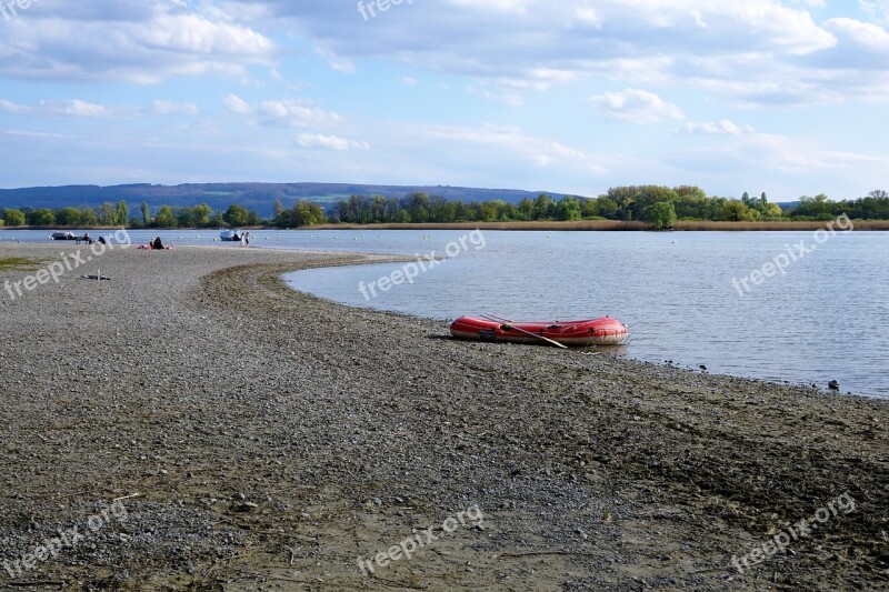 Boat Lake Constance Bank Water Lake