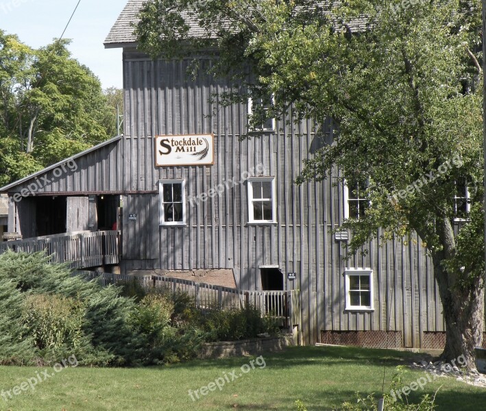 Grist Mill Indiana Historic Building Free Photos