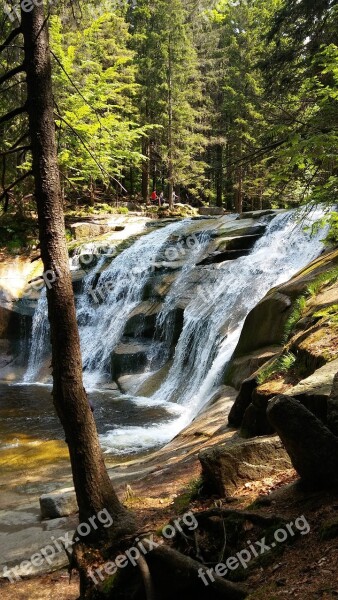 Mumlava Falls Landscape Nature River