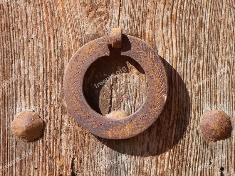 Aldaba Door Rural Old Crafts