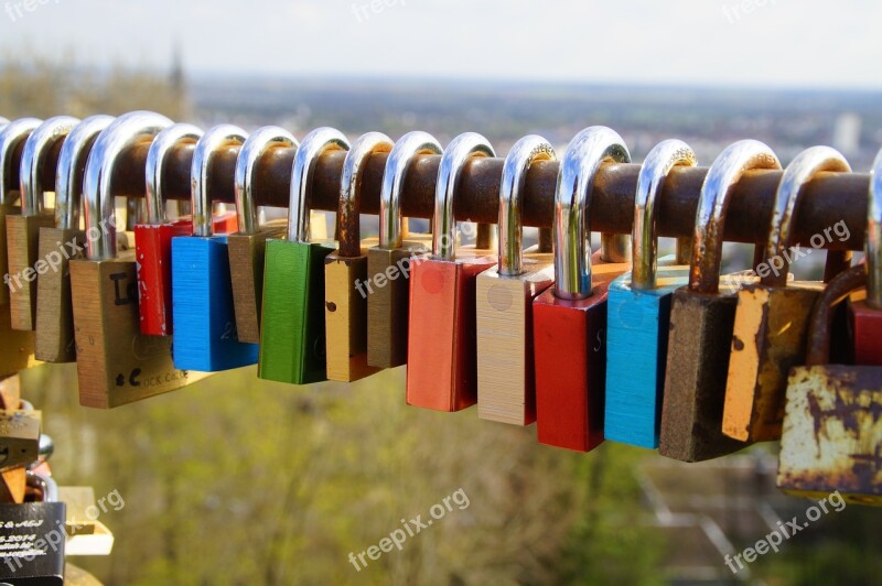 Love Locks Love Romance Symbol Castle