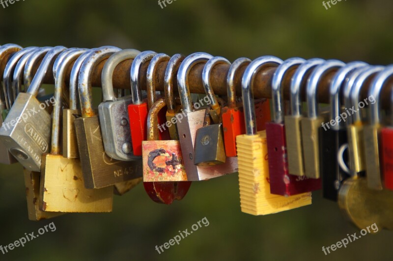 Love Locks Love Romance Symbol Castle