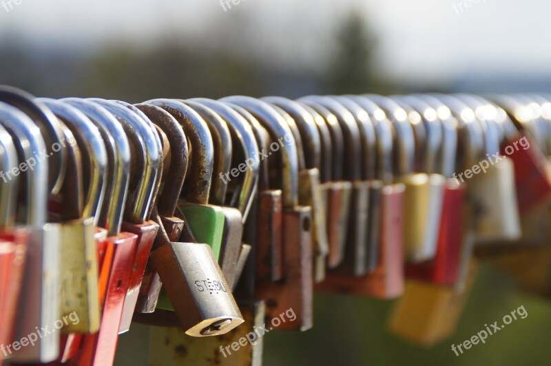 Love Locks Love Romance Symbol Castle