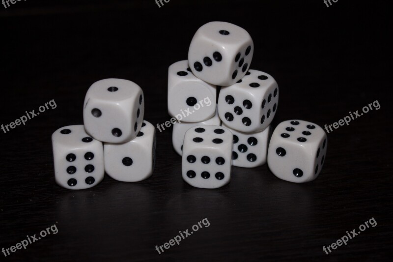 Dice Black You Say Cube Random