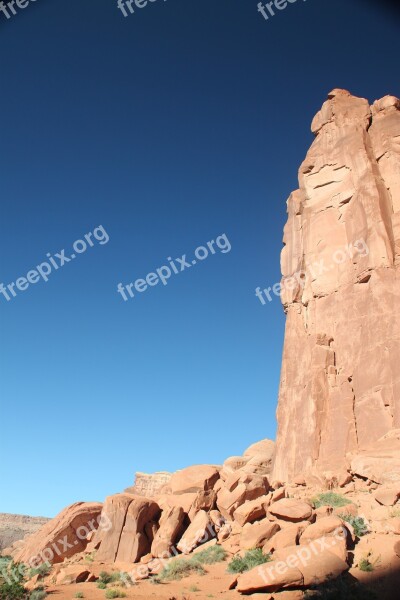 Arches National Park Utah Park Desert Rock