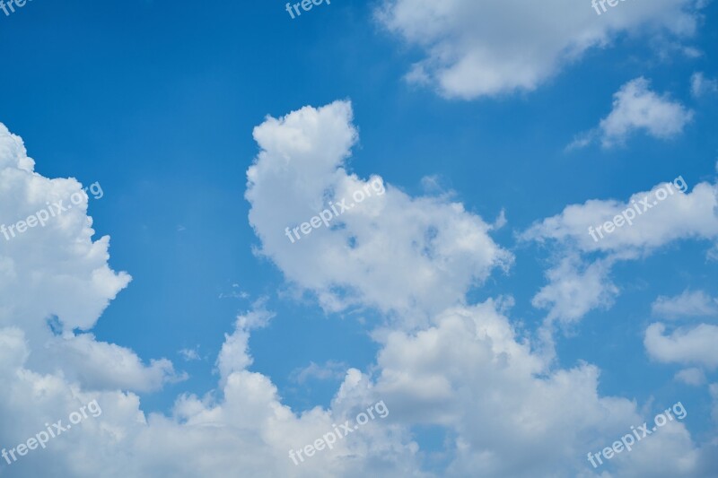 Cloud Sky White Clouds Landscape