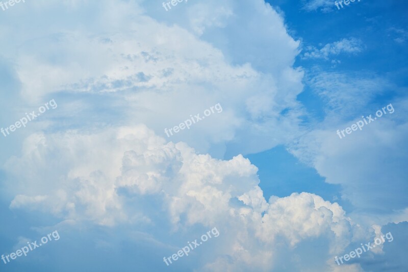 Cloud Sky White Clouds Landscape