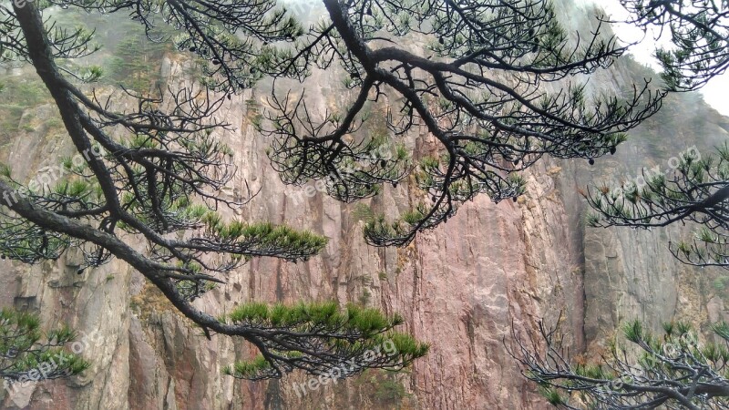 Huangshan The Scenery Cloud Free Photos