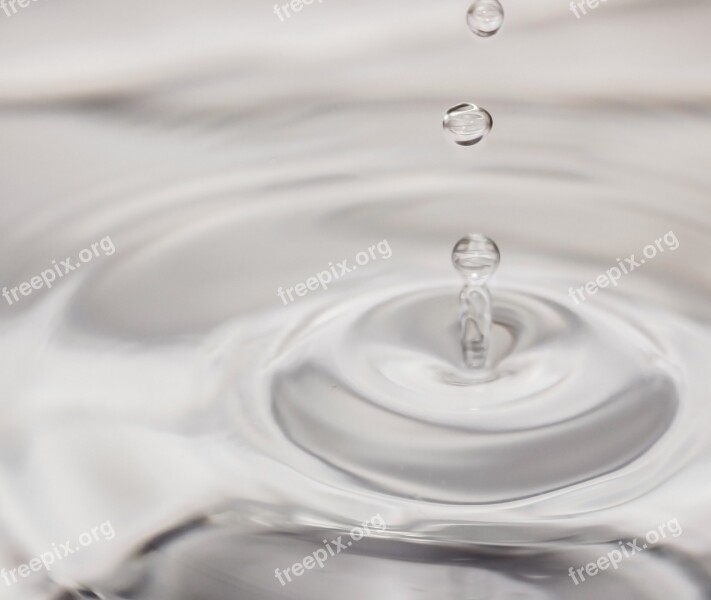 Drop Of Water Water Drip Liquid Close Up