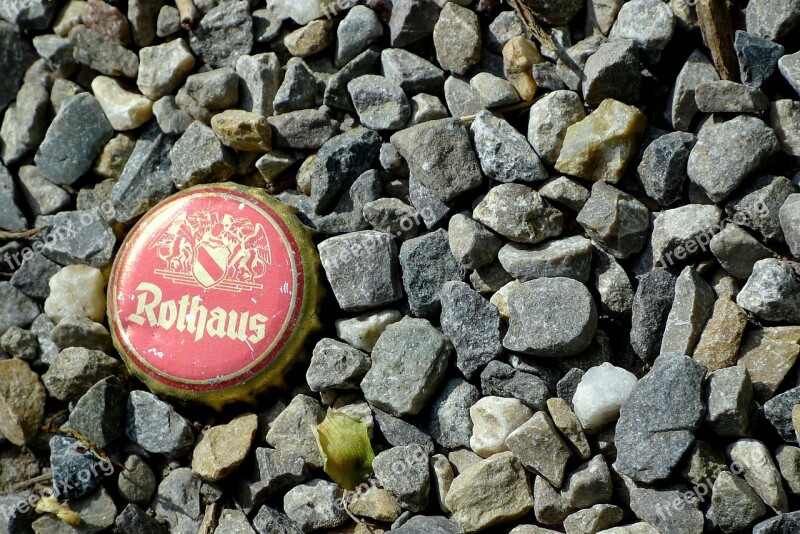 Cap Rothaus Brand Beer Pollution