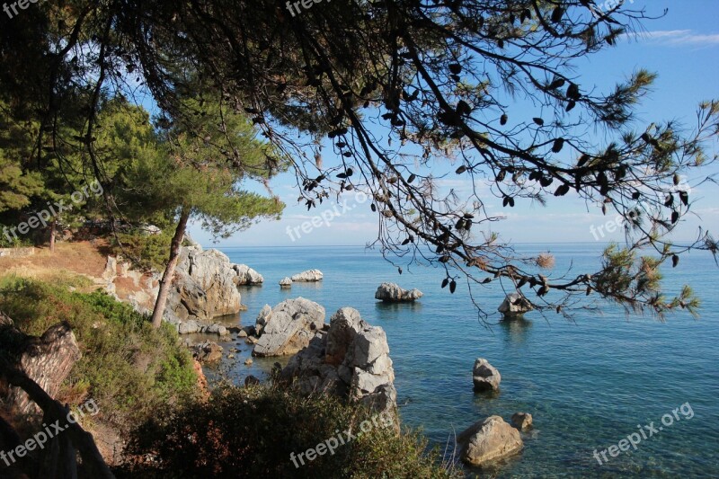 Greece Cassandra Coast Sea Free Photos