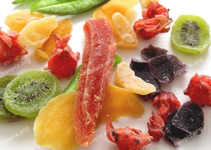 Fruit Dried Frosted Colorful Food