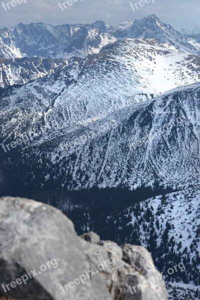 Tatry Mountains Landscape Nature Poland