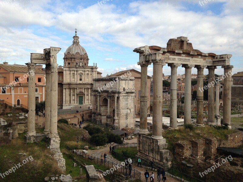 Roman Forum Rome Architecture Ancient Roman