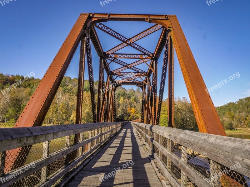 Trestle Nature Bridge Old Outdoor