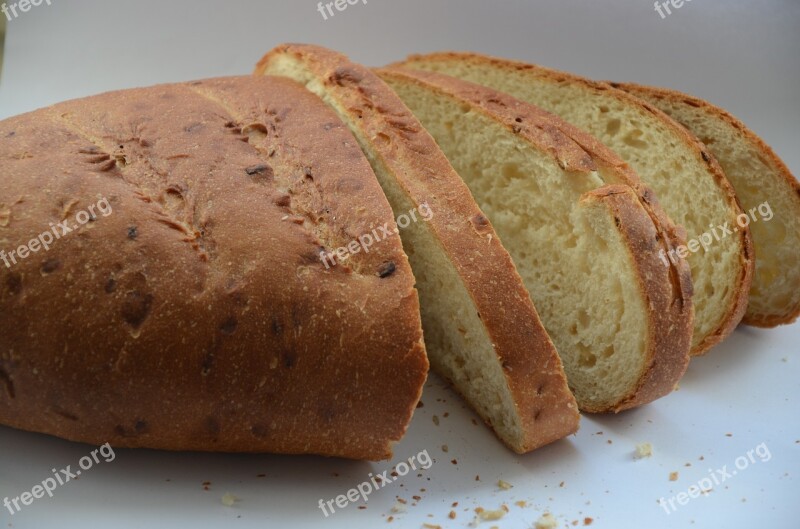 Bread Loaf Food Slicing Muffin