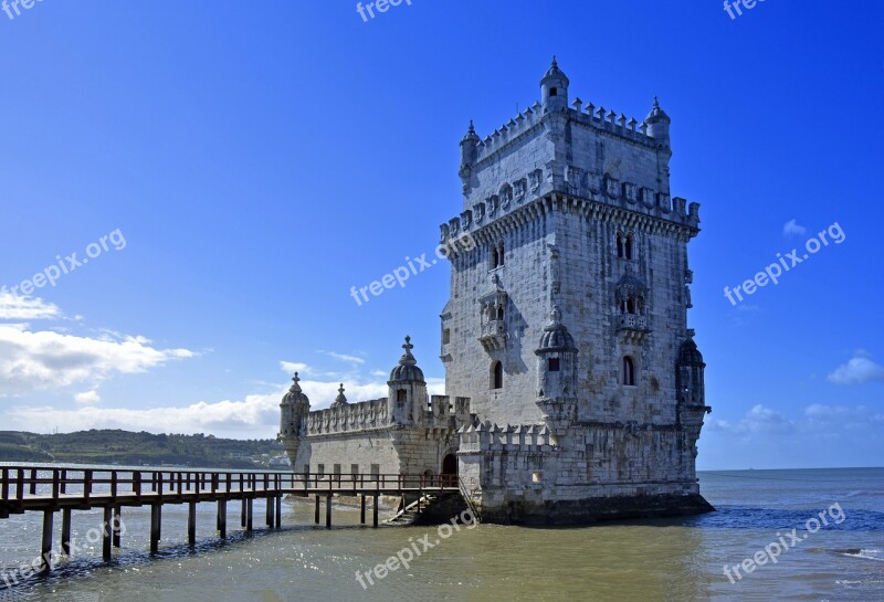 Lisbon Portugal Torre De Belem Tower Belem