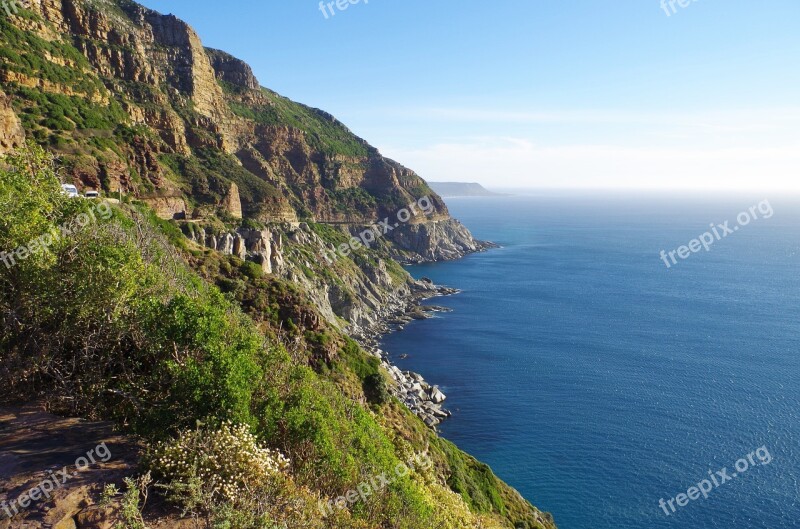 Scenic Drive Chapman's Peak South Africa Cape Town Internationally Famous