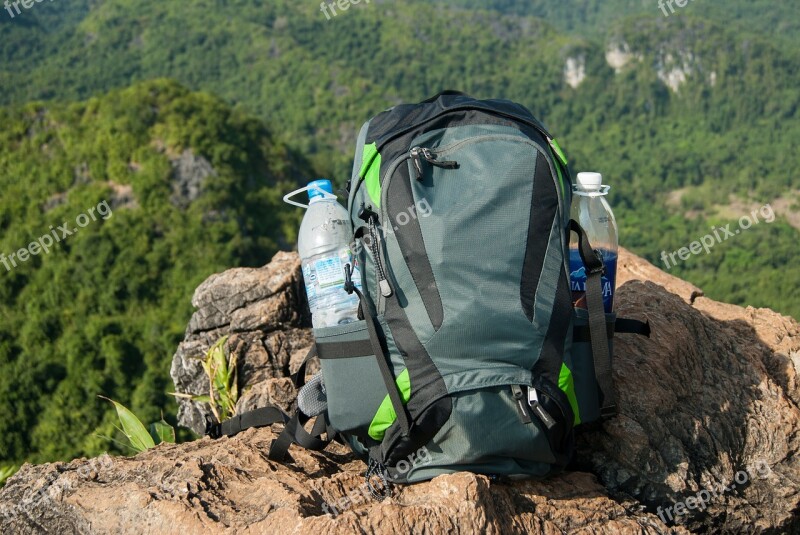 Backpack Hiking Backpack Hiking Mountains Forest