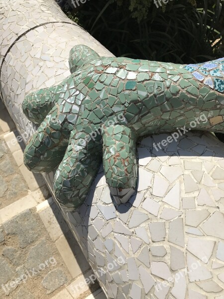 Barcelona Parc Güell Gaudi Free Photos