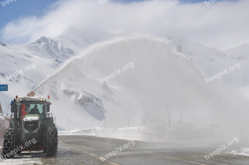 Snow Thrower Winter Service Blow Device