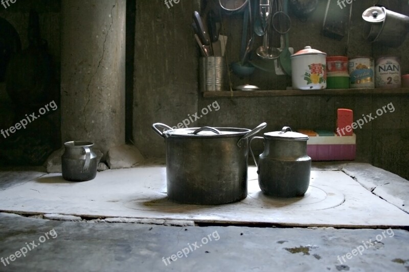 Kitchen Old Pots Comal Free Photos