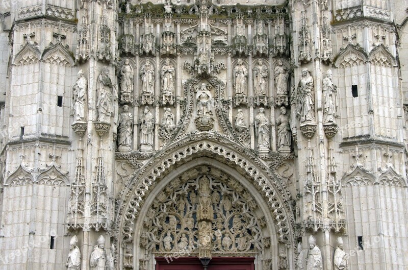 St Riquier Abbey Facade Old Church Pilgrimage