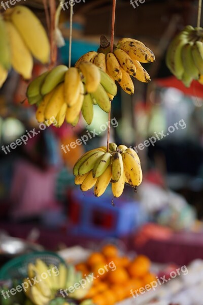 Banana Fruit Fruits Yellow Healthy