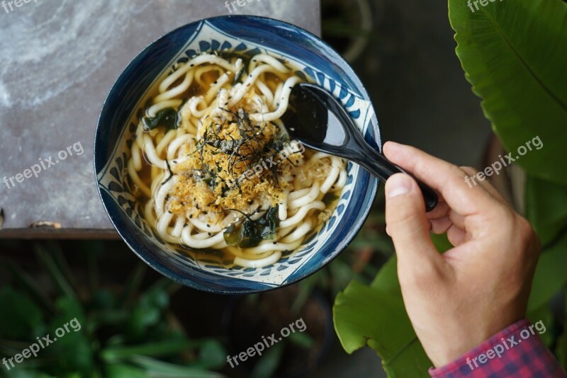 Udon Noodles Soup Delicious Food